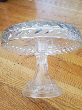 Indiana Glass Pedestal Cake Stand, 10.5"